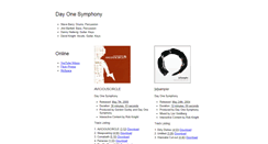 Desktop Screenshot of dayonesymphony.com