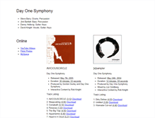 Tablet Screenshot of dayonesymphony.com